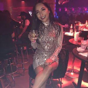 Gold dress